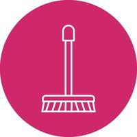 Mop Line Multicircle Icon vector