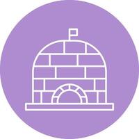Igloo Line Multicircle Icon vector