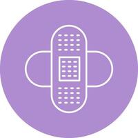Bandages Line Multicircle Icon vector