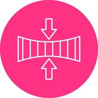 Elasticity Line Multicircle Icon vector