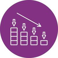 Crash Line Multicircle Icon vector