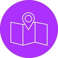 Site Map Line Multicircle Icon vector