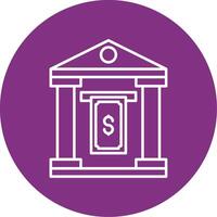 Cash Withdraw Line Multicircle Icon vector