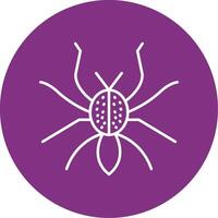 Spider Line Multicircle Icon vector