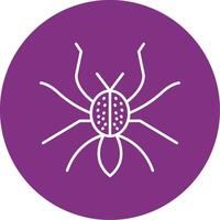 Spider Line Multicircle Icon vector