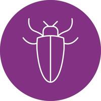 Insect Line Multicircle Icon vector