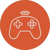Controller Line Multicircle Icon vector