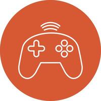 Controller Line Multicircle Icon vector