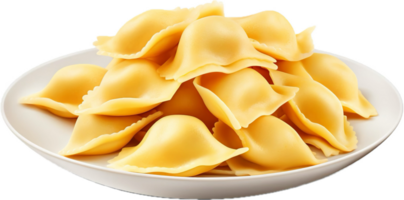 AI generated ravioli pasta png