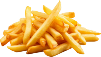 ai genererad franska friterad pommes frites png