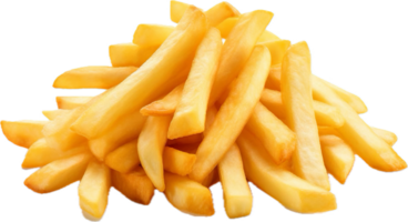 ai generado francés frito papas fritas png