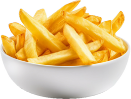 ai generato francese fritte patatine fritte png