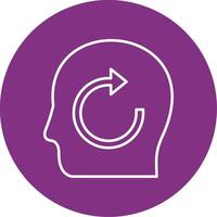 Refresh Line Multicircle Icon vector