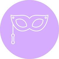 Eye Mask Line Multicircle Icon vector