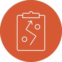 Strategy Line Multicircle Icon vector