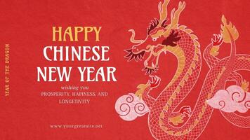 chinese new year design social media ideas template