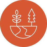 Nature Line Multicircle Icon vector