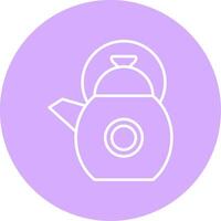 Kettle Line Multicircle Icon vector