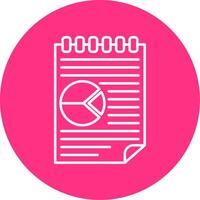 Accounting Line Multicircle Icon vector