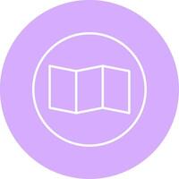 Map Line Multicircle Icon vector