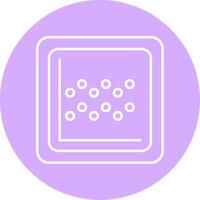 Chart Line Multicircle Icon vector
