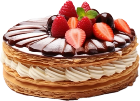 AI generated pastry cake png