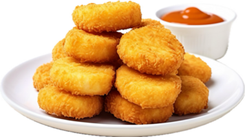 ai generiert Hähnchen Nuggets png