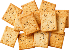 ai genererad crackers mellanmål mat png