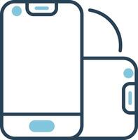 Foldable Smartphone Vector Icon