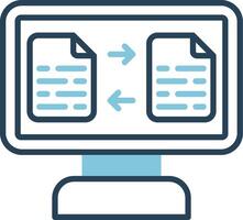 File Transfer Vector Icon