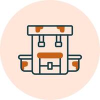 Backpack Vector Icon