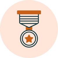 icono de vector de medalla