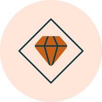 Diamond Vector Icon