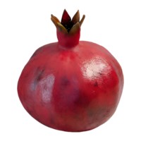 AI generated Pomegranate fruit isolated on transparent background png