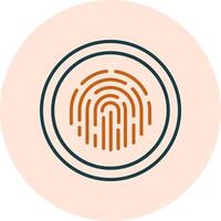 Fingerprint Vector Icon