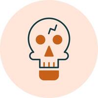 Skull Island Vector Icon