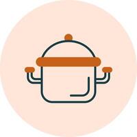 Cooking Pot Vector Icon