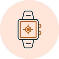 icono de vector de reloj inteligente