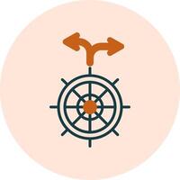 icono de vector de barco