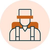 Tourist Vector Icon