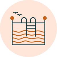 Swimming Pool Vector Icon