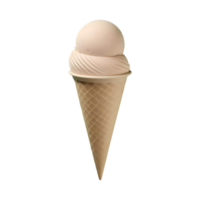 AI generated Ice cream isolated on transparent background png