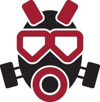 Gas Mask Vector Icon