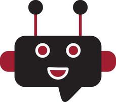 Robot Chat Vector Icon