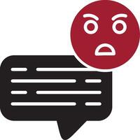 Angry Chat Vector Icon