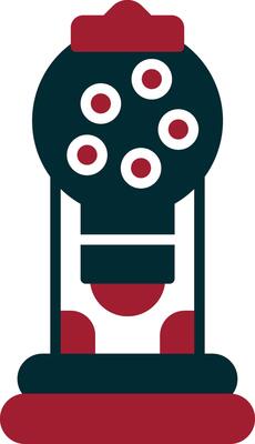 Gum Machine Vector Icon