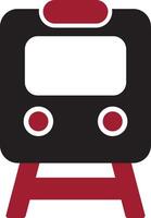 icono de vector de tren