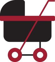 Stroller Vector Icon