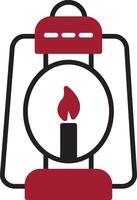 Oil Lamp Vector Icon