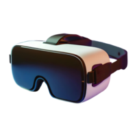 AI generated 3d virtual reality glasses metaverse technology isolated on transparent background png